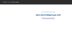 Desktop Screenshot of dev.berndtgroup.net